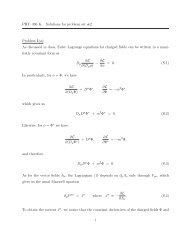 PHYâ396 K. Solutions for problem set #2. Problem 1(a): As ...