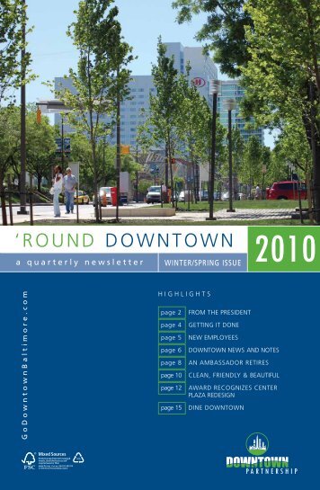 round downtown winter/spring issue - Downtown Baltimore