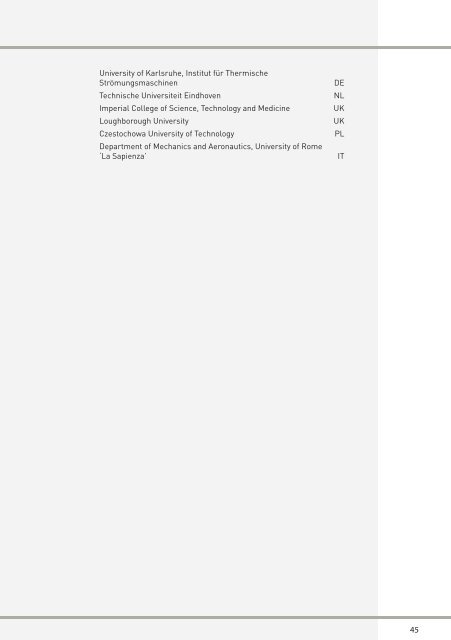 Aeronautics Research 2002 - 2006 projects