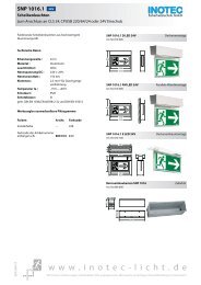 Datenblatt LED 24V - INOTEC Sicherheitstechnik GmbH