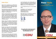 Peter Holle - CDU Norderstedt