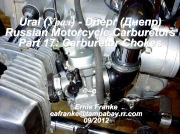 Carburetor Chokes - Good Karma Productions