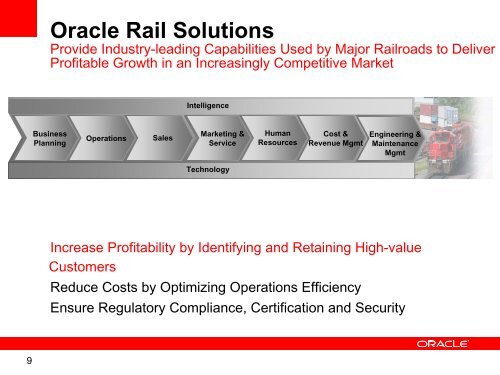 Oracle Railway Presentation - UIC