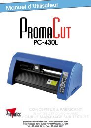 Plotter PromaCut PC-430L - Promattex