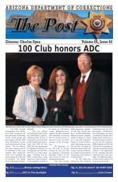 100 Club honors ADC - Arizona Department of Corrections