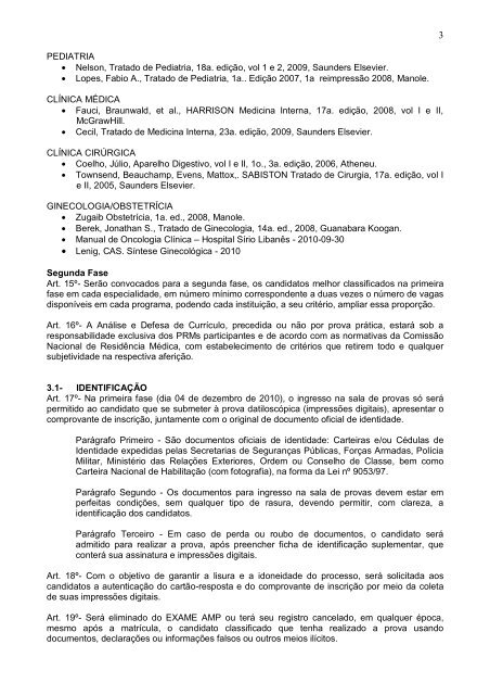 MANUAL DO CANDIDATO - Associação Médica do Paraná