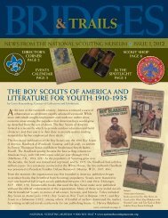 The Boy ScouTS of AmericA And LiTerATure for youTh: 1910-1935