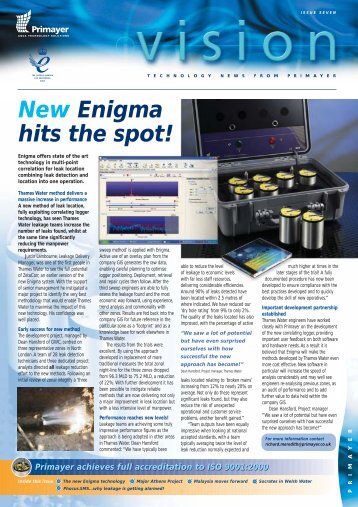 New Enigma hits the spot! - Primayer