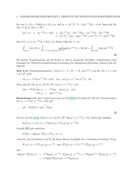 Partielle Differentialgleichungen in der Finanzmathematik Vorlesung ...