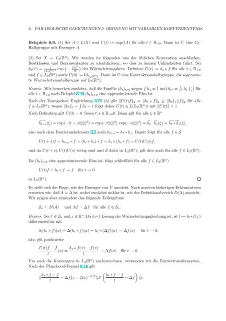 Partielle Differentialgleichungen in der Finanzmathematik Vorlesung ...