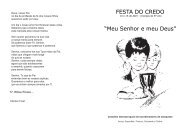 FESTA DO CREDO “Meu Senhor e meu Deus” - Diocese de Braga