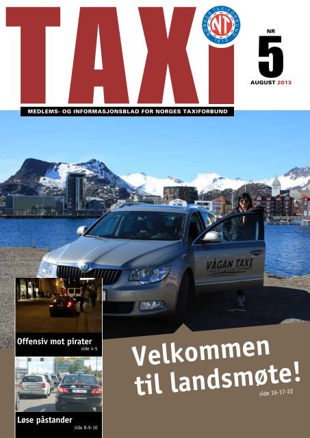 TAXI nr. 5/13 - Norges Taxiforbund