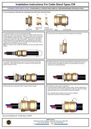 Cable Gland Types Px2k Rex Px2kw Rex Cmp Products