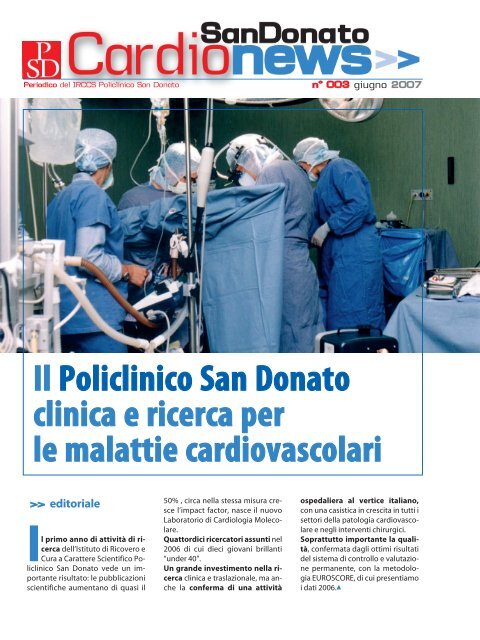cardionews 003 - Gruppo ospedaliero San Donato