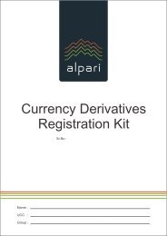Account Opening Form - Alpari UK
