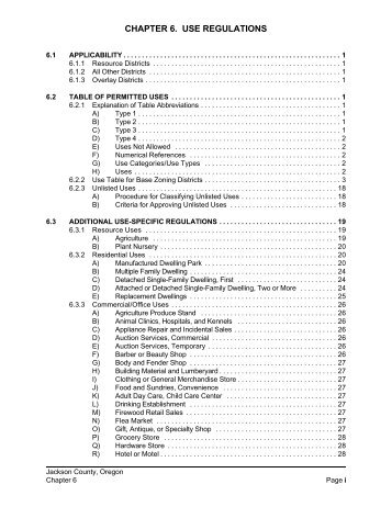 ldo chapter 6.pdf - Jackson County Oregon