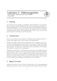 Laboration 3 - Elektromagnetism