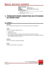 1. problems when inserting an icp board as spare part