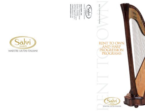 Salvi livia harp deals