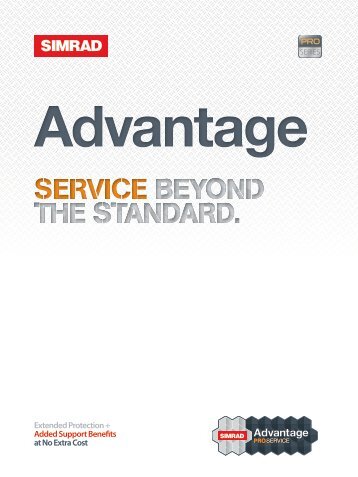 Advantage Service Brochure - Simrad Professional Series - Simrad ...