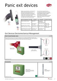 Panic exit devices - ASSA ABLOY