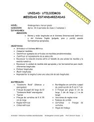 UNIDAD: UTILICEMOS MEDIDAS ESTANDARIZADAS - Alacima