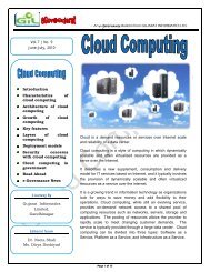 Cloud Computing - Gujarat Informatics Limited