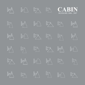 cabin catalogue 2006 - Cabin Denmark