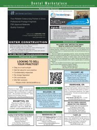 April 2013 Classifieds - Oral Health Journal