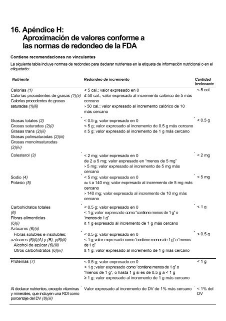 Guía de etiquetado de alimentos - Cámara de Comercio de Lima