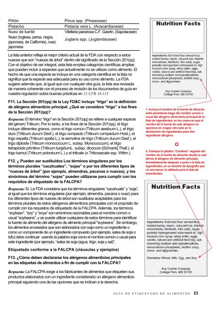 Guía de etiquetado de alimentos - Cámara de Comercio de Lima