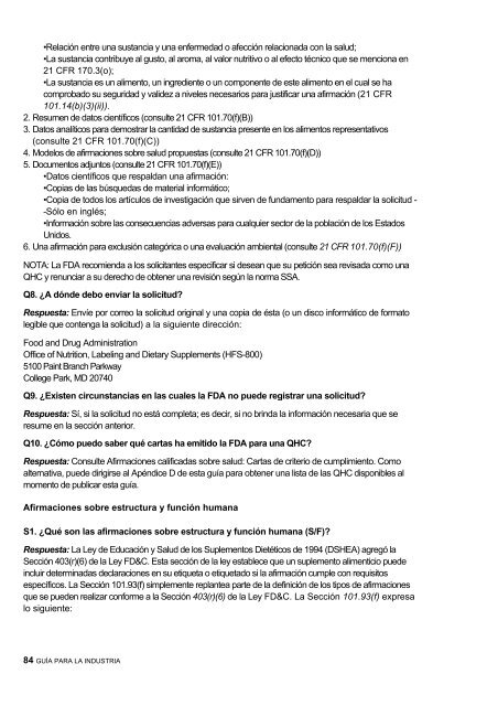 Guía de etiquetado de alimentos - Cámara de Comercio de Lima