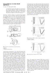 Internal PIFA for 2.4/5 GHz WLAN applications - Microwave and ...