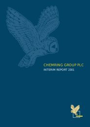 Chemring i - Chemring Group PLC