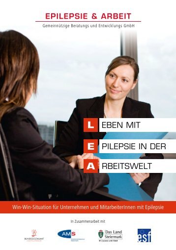 Unternehmensfolder LEA - Epilepsie und Arbeit