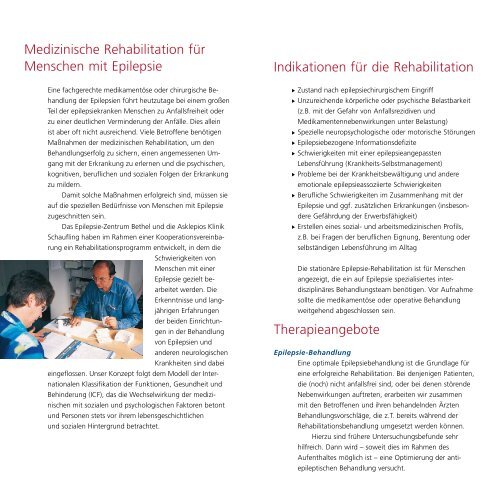 Medizinische und medizinisch-berufliche Rehabilitation für ...