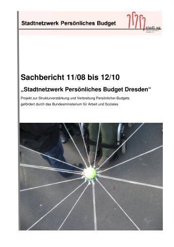 1Sachbericht_Projekt 1 - Persönliches Budget - Bundesministerium ...