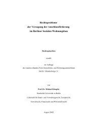 Rechtsprobleme der Versagung der AnschlussfÃ¶rderung im Berliner ...