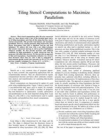 Tiling Stencil Computations to Maximize Parallelism - Computer ...