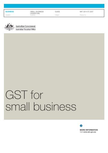 GST for small business