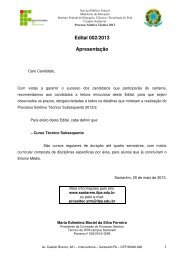 Edital 002/2013 ApresentaÃ§Ã£o - Concursos - IFPA