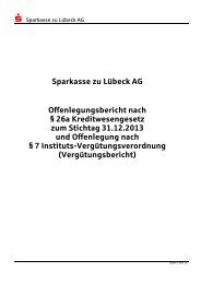 Offenlegungsbericht 2012 (pdf) - Sparkasse zu LÃ¼beck