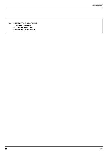 19.0 limitatore di coppia torque limiter rutschkupplung limiteur de ...