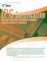 IPC Certification for RoHS Lead Free Electronics Assembly Process ...