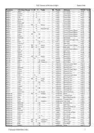 1841census namesort - Isle of Wight Council