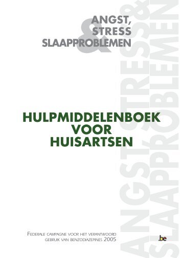 HULPMIDDELENBOEK VOOR HUISARTSEN - vzw farmaka asbl