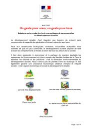 Gestes quotidiens - Ecobase 21