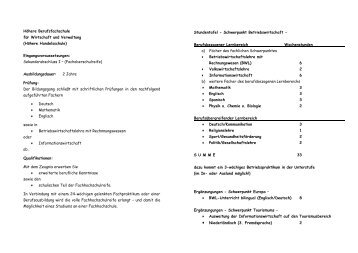 HÃ¶here Handelsschule - Berufskolleg Meschede