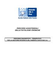 Percorso Assistenziale Ictus T.I.A. - Azienda USL 5 Pisa