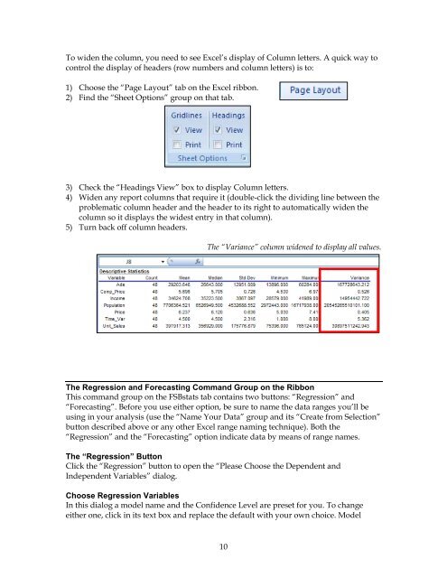 FSBstats: A First Look